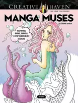 KNYGA Vera Ma Creative Haven Manga Muses Coloring Book