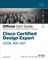 KNYGA ZSIGA II, MICHAEL W. Cisco Certified Design Expert (CCDE 400-007) Official Cert Guide