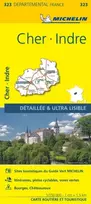 KNYGA Cher, Indre - Michelin Local Map 323