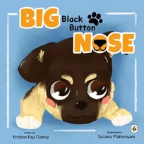 KNYGA Kristen Kay Big Juodas Button Nose