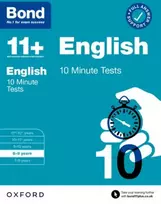 KNYGA Sarah Lindsay Bond 11+ English 10 Minute Tests with Answer Support 8-9 metai (for GL Assessment & other 11 plus exams)