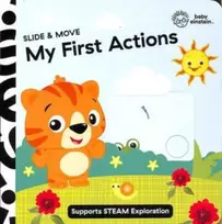 KNYGA I Kids P Baby Einstein Slide & Move My First Actions Novelty Board Book