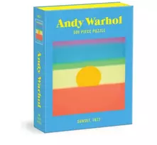 KNYGA Galison Andy Warhol Sunset 500 Piece Book Puzzle