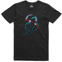 Pixel Art Grim Reaper T-Shirt, Gamer Halloween Costume 3XL