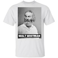 Walt Whitman Leaves of Grass American PoeT shirt G500 5.3 oz. T shirt S