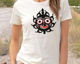 Lord Jagannath Tee Shirt, Hare Krishna T shirt, Indian God Of The Universe, Hindu Spiritual Religious T shirt, Sri Krishna Gift M