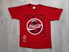 Vintage 1996 Coca-Cola Football shirt ,Large , Single Stitch ,90s Coca-Cola Football 1996 T-Shirt S