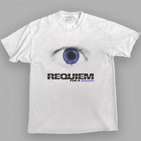 Requiem for a Dream White reprint T shirt Size S-4X White Casual Gildan 5000 S
