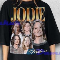 Jodie Foster Shirt, Jodie Foster Retro TShirt, Jodie Foster Fans Tees, Jodie Foster Vintage T-shirt, Jodie Foster Tribute T-shirt L