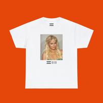 Paris HILTON MugshoT-Shirt | pop culture reality show T-Shirt | girls night out outfit top S