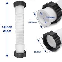 25 cm baseino žarna Intex 10 colių smėlio filtravimo siurbliams ir sūriavandeniams baseinų sistemoms white