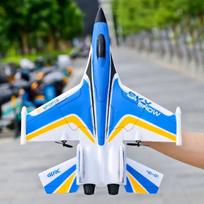 G1 Drone Glider Beginner Profesional 3 Channel RC Aircraft Remote Control Hand Throwing Plane Foam Electric Outdoor Airplane mėlyna