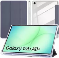 Dėklas na tablet 4kom.pl Dėklas TriFold do Samsung Galaxy Tab A11+ Plus 10.9 2025 / A9+ Plus 11 2023 - su podstawką i miejscem na rysik