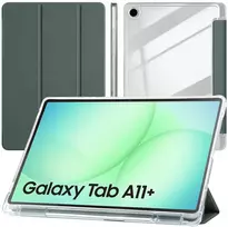 Dėklas na tablet 4kom.pl Dėklas TriFold do Samsung Galaxy Tab A11+ Plus 10.9 2025 / A9+ Plus 11 2023 - su podstawką i miejscem na rysik