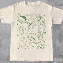 Dinos In Space Shirt, Funny Astronaut Dinosaur Tee, Retro Sci-Fi Graphic Shirt, Vintage Space Shirt, Unisex Humor Tee, Cool Gift for Him Her S