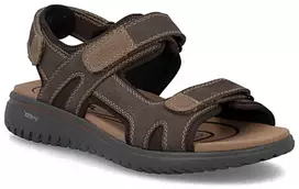 Vyriški rudos odos sandalai su Velcro užsegimu Rieker 26450-26