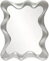 DECO wall mirror, antique sidabrinis