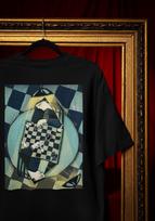 Surreal Chess Art T-Shirt: Cubist Abstract Graphic, Moody Design Comfort Colors® M