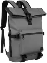Talpi poliesterinė miesto kuprinė „Peterson“, pilka K22