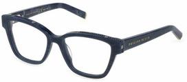 Akiniai PHILIPP PLEIN VPP034S530B35. Akiniai, Kolor mėlyna. Kobieta.