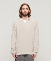 Cargo Bros Boucle Open Cara Knit (Oatmeal) Free