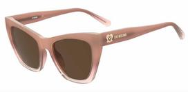 Akiniai LOVE MOSCHINO MOL070-S-FWM. Akiniai przeciwsłoneczne, Kolor rožinė. Kobieta.