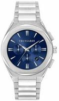 Laikrodis TRUSSARDI R2453156004. Kwarcowy, Kolor mėlyna. Mężczyzna.