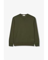 Man On The Bun Cotton Lecture Long Sleeve Knit_Olive 4714113011 Olive/M