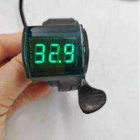 Thumb Finger Shifter Throttle With Digital Display Accelerator 12-120v Universal for Electric Bike Scooter Tricycle VL Indicator