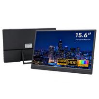 15.6 Inch Portable Monitor with Lcd Screen, Gaming Monitor with Desktop Stand for Laptop Computer PS5 Phone Extend Screen PM156 juoda