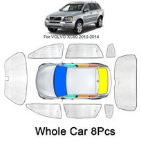 Automobilio saulės skydeliai UV apsaugos uždangalas Volvo XC90 2010-2025 langų užuolaida saulės skydelis skydelis priekinis stiklas vidinis automobilio aksesuaras 1PC Front 10-14