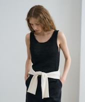 Rene J Cotton Sleeveless Knit White/Os