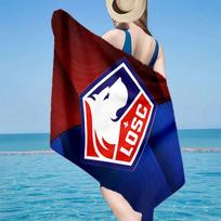 Losc Football Crest Microfiber Beach Towel, Lightweight And Quick-Dry, for Summer Travel, Beach Essential, Swimming Pool 70cmx140cm(27x55inch)