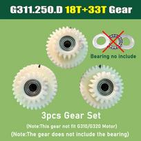 Nylon Gear Set For Bafang 8fun G311 250W Hub Motor Repair Parts – 3pcs Nylon Gear (18T+33T, No Bearing) For G311 Motor