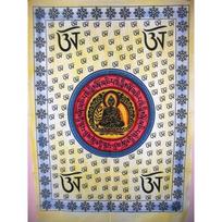 Om Buddha Tapestry Poster Religious Art 100X70CM
