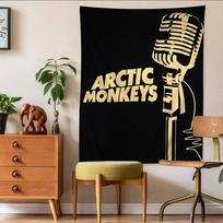 A-Arctic M-Monkeys Rock Band Cartoon Tapestry Wall Hanging Decoration Household Home Decor 100X70CM