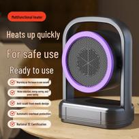 Compact Desktop Heater: Fast-Heating Portable Foot Warmer for Office or Dorm Standard 220V tamsiai violetine spalva