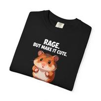 Funny Hamster T-Shirt – Rage Graphic, Comfort Colors Tee 4XL