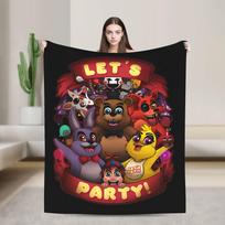 FNAF Pas Fredį Švęskime Antklodė Velveteen Ruduo/Žiema Daugiafunkcionalus Super Šiltas Mesti Antklodė Sofai Biurui Lovatiesė 75X95CM