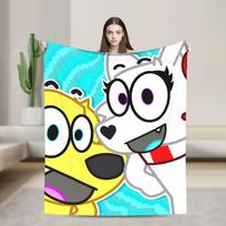 Tylers And Snowi Gaming Šilta Minkšta Antklodė Kelioninė Pliušinė Antklodė Naujoviška Namų Dekoro Flanelinė Paklodė Sofos Lovo Dangalas 75X95CM