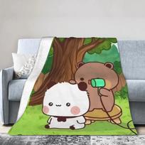 Bubu  Dudu HighQuality Soft Warm Throw Blanket for Kids Winter Fluffy Bedspread for Couch Chair Sofa or Bed 75X95CM