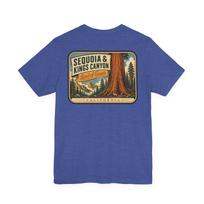 Sequoia - Mid Century National Park T-Shirt | Retro California Nature Graphic Tee | Vintage Travel Souvenir Shirt L