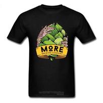 More Brewing Company Clothes Beer Festival Tees Tattoo Hand Print T Shirts Men Women Oneck Casual Streetwear Camisetas S įvairiaspalvis