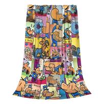 Dogman Collage Cool Manga Comic Flannel Throw Blankets Dog Blanket for Bed Couch Lightweight Bedding Throws Size: 75*100cm, Weight: 230 GSM
