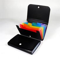 Mini A6 Folder Waterproof Financial Bills Cards Holder Cash Invoices Financial Ticket Storage Organizer Classification Wallet