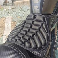 3D motociklo sėdynės pagalvėlės motociklo užvalkalas Universalus patogus oro patvari pagalvėlė juoda