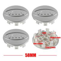 4 vnt. 58 mm Kia Sportage 3 Rio K2 Ceed Carnival Picanto Soul EV6 Niro Forte Seltos Sorento K5 K3 Automobilio ratlankio centrinis dangtelis 4pcs