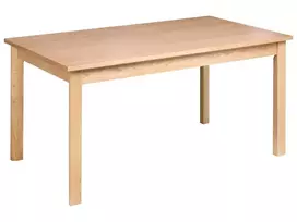 Valgomojo stalas GISELA šviesaus ąžuolo spalvos 160 cm 90 cm