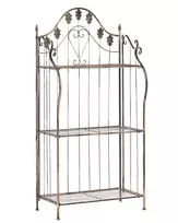 Stovas VISANO metalinis 123 cm 59 cm juodas
