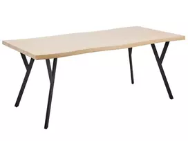 Valgomojo stalas ALTON šviesiai rudas 180 cm 90 cm